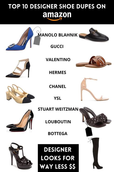 amazon designer shoe dupes|high end designer dupes.